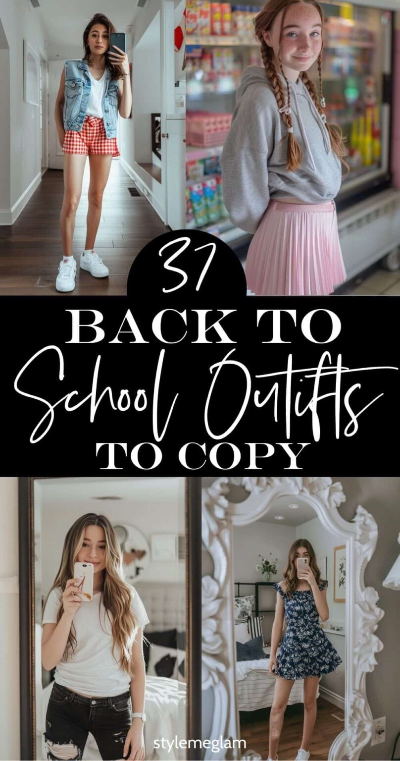 37 Cute & Comfy Back to School Outfits to Copy