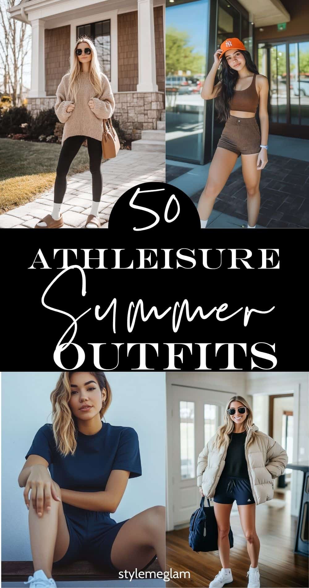 50 Summer Fashion Athleisure Outfits (Sporty & Cute)