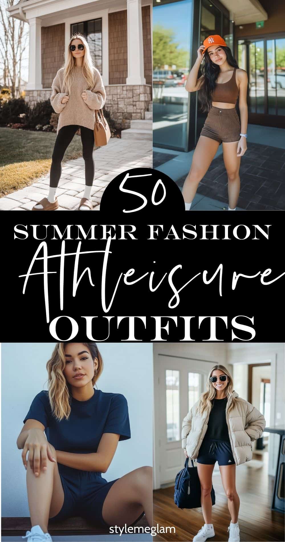 50 Summer Fashion Athleisure Outfits (Sporty & Cute)